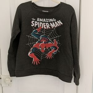 Spider man sweatshirt